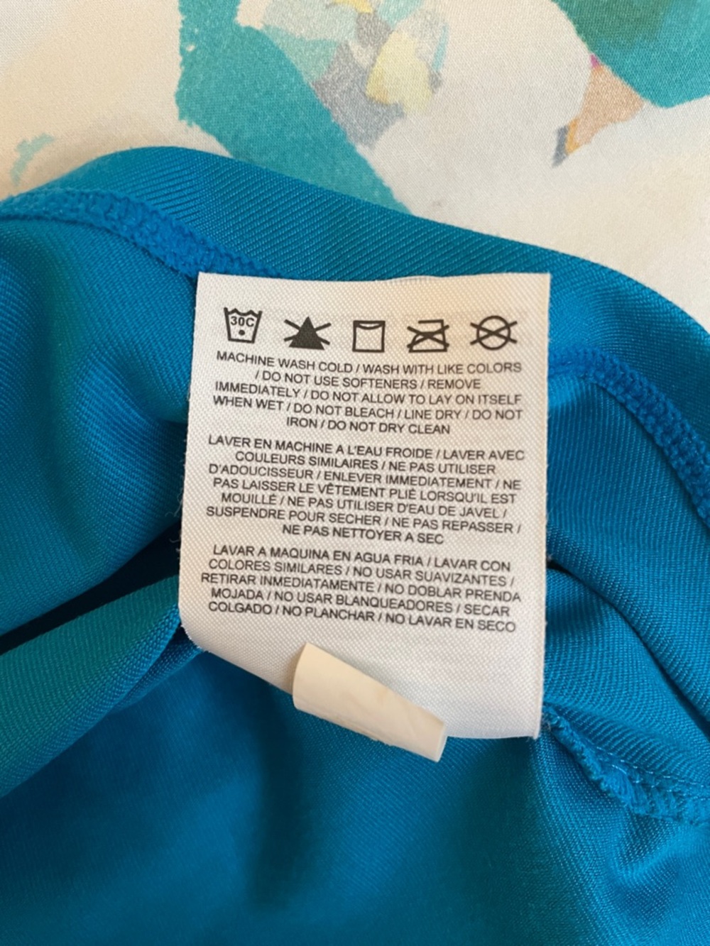 Nike Dry fit Teal Blue Athletic Tennis Golf  Dress with Black Waistband Sz S - Picture 16 of 16